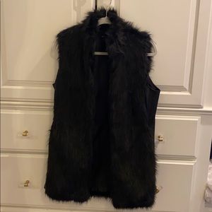 Etcetera faux fur vest